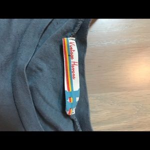 Long sleeve distressed shirt.